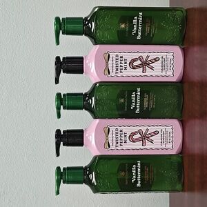 Bath & Body Works MINT 5 Piece Cleansing Gel Hand Soap Bundle